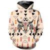 Cow Native Skull 3D Hoodie (1)