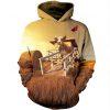 Cow On Sunshine 3D Hoodies