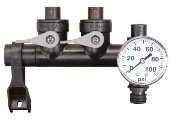 Pressure regulation of Fimco sprayer