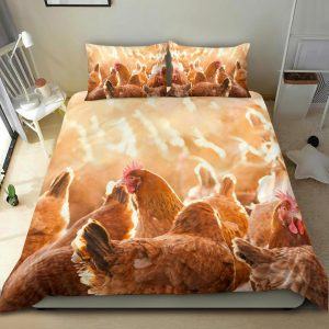 Flock of Chicken Bedding Set