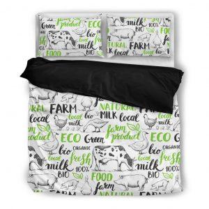 Fresh Farm Life ECO 100% Bedding set black