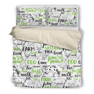 Fresh Farm Life ECO 100% Bedding set white