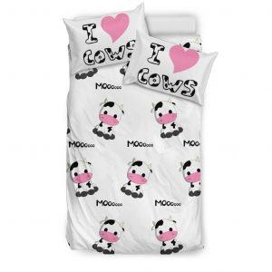 i love cows moooo bedding set twin