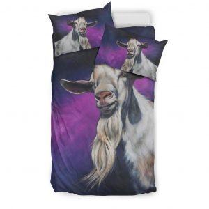Old Goat Art Bedding Set Twin