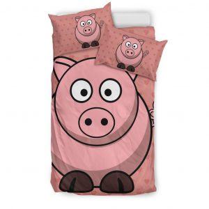 Super Cute Fat Pig Bedding Set Twin