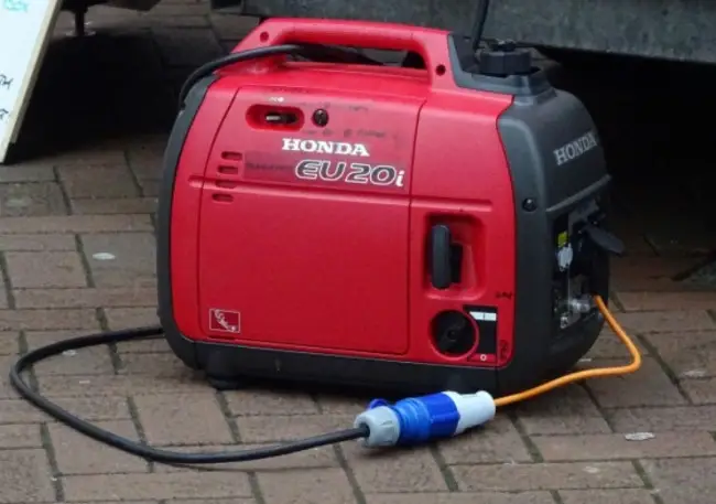 Using portable generator