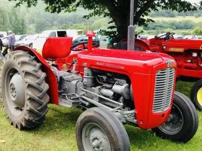 red tractor
