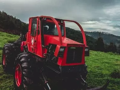 red tractor